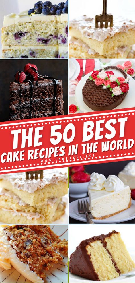 The Best Cake Ever, Yummy Wedding Cakes, 50 Of The Best Cake Recipes, Beautiful Cake Recipes, Best Tasting Birthday Cakes, Award Winning Cakes, Exotic Cake Flavors, Fruity Cake Recipes, Creative Cakes Unique