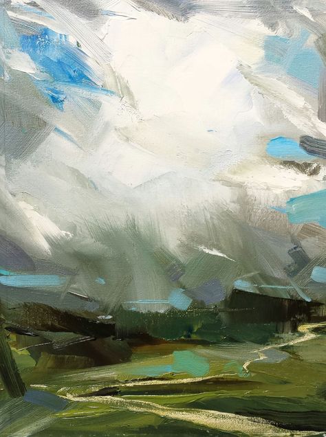 Guy Maestri, Colley Whisson, Sky Painting, Cloud Painting, Abstract Art Landscape, Paintings I Love, Abstract Landscape Painting, Landscape Artist, Contemporary Landscape