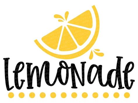 Kids Lemonade Stands, Lemon Svg, Lemonade Stand Sign, Kids Lemonade, Lemonade Sign, Orange Birthday, Cricut Explore Air 2, Svg Kids, Lemon Decor