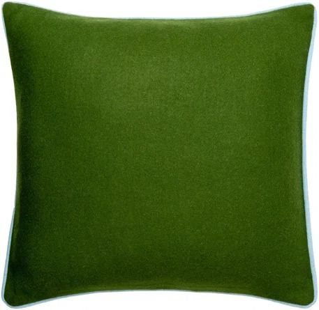 AllModern Lombard Wool Blend Throw Pillow | Wayfair Chinoiserie Wall, Wool Textures, Adjustable Floor Lamp, Wool Throw Pillows, Green Throw Pillows, Surya Rugs, Grass Green, Green Wool, Square Pillow Cover