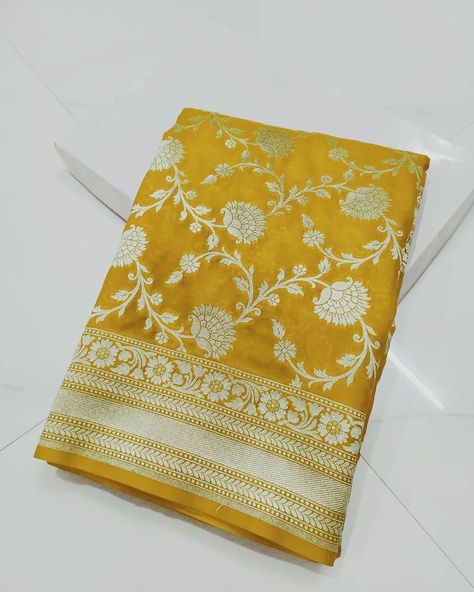 BANARASI HANDLOOM MASHRU SILK SAREE Silk Saree, Silk Sarees, Saree, Silk