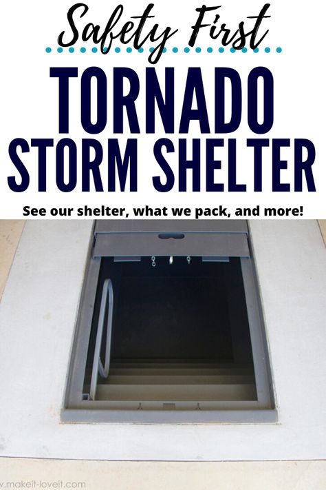 Indoor Storm Shelter, Storm Cellar Ideas, Home Storm Shelter, Storm Shelter Supplies, Tornado Shelter Supplies, Tornado Shelter In House, Storm Shelter Ideas, Garage Storm Shelter, Tornado Preparedness