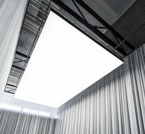 Philips OneSpace Can Convert Your Entire Ceiling Into a Softbox Luminous Ceiling, Philips Lighting, Ceiling System, Lighting Concepts, Light Building, Ceiling Tile, Led Panel Light, Sound Absorbing, Ceiling Panels