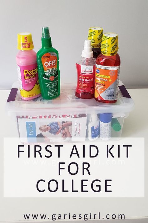 Both kids moved into their college rooms and already needed items from their first aid kits. I created a combination First Aid / Medication kit for each of them. Here is my personalized version according to her specific needs. College Rooms, First Aid Kit Travel, College Dorm Diy, College Freshman Advice, College Dorm Checklist, Dorm Checklist, Diy First Aid Kit, Freshman Advice, Medicine Kit