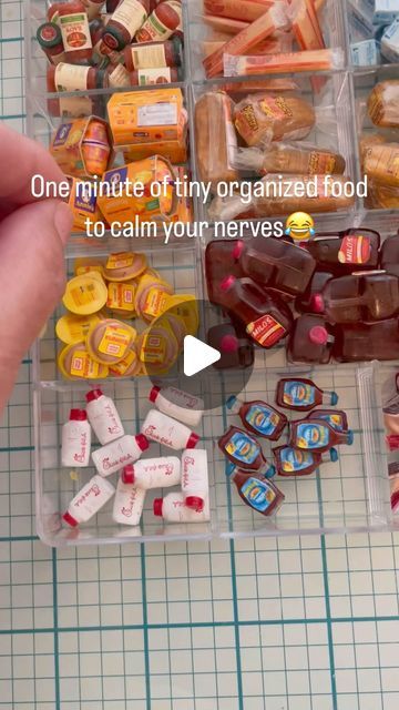 Food Organization, Miniature Food Tutorials, Victorian Dollhouse, So Satisfying, Tiny Food, Recipe Organization, Miniature Food, Small World, Dollhouse Miniatures