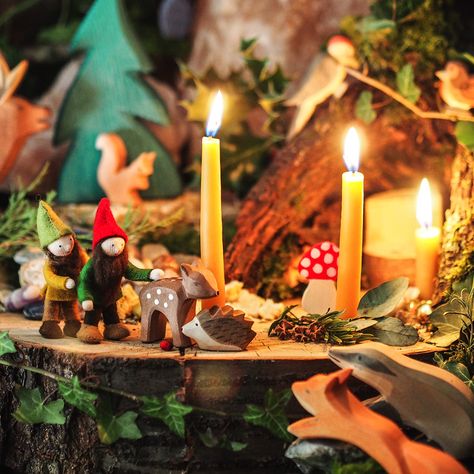 magical waldorf advent gnome garden Waldorf Garden, Waldorf Advent, Advent Sunday, Waldorf Playroom, To The Wonder, Waldorf Crafts, Winter Table, Spot It, Nature Table