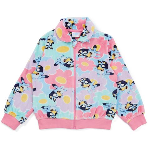 Keep your child warm and stylish with the Bluey Velour Jacket. This jacket features a colourful design, adding a playful touch to any outfit. Its comfortable fit and Bluey Outfits, Velour Jacket, Colourful Design, Velour Fabric, Fabric Collars, Easter Kids, Present Ideas, Girl Clothes