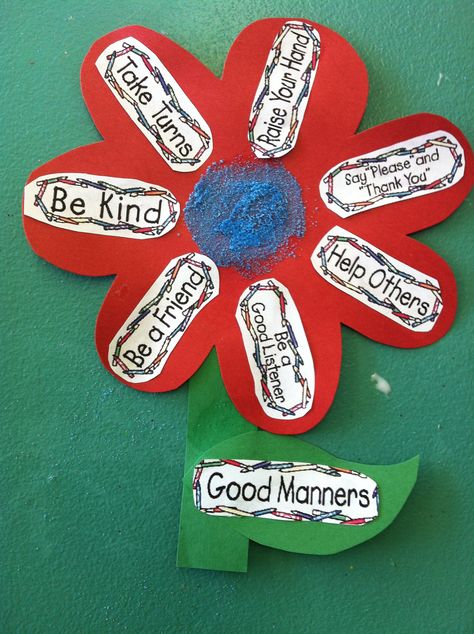 Manners Arts And Crafts, Manners Crafts Preschool Art Projects, Preschool Manners, Manners Preschool, Manners Activities, Kindness Activity, Manners For Kids, Crafts For Preschoolers, Teaching Manners