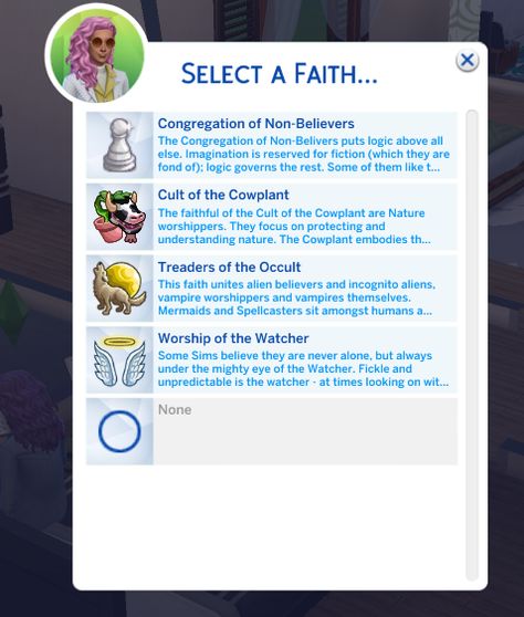 'Rambunctious Religions' mod v1.1 | Lumpinou on Patreon Sims 4 Lumpinou, Sims 4 Medieval Cc, Furniture Mods, Sims 4 Medieval, Los Sims 4 Mods, Sims Challenge, Sims 4 Challenges, Sims 4 Traits, Sims Packs