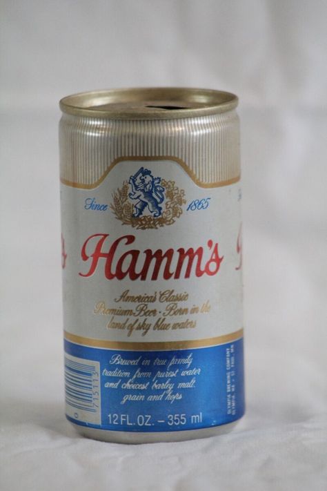 🍺🕰 Transport yourself back to 1979 with this vintage Hamm's Beer Can! Made of steel with a pull tab, this piece of breweriana is a collector's dream. 🇺🇸 #Hamm's #Vintage #BeerCan #Breweriana #ThrowbackThursday  #eBayStore Vintage Beer Can, Free Mail Order Catalogs, Beer Bottle Design, Free Mail, Hamms Beer, Premium Beer, American Beer, Vintage Beer, Pure Water