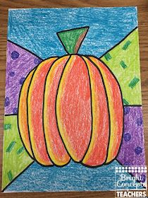 Scarecrows and Pumpkins: Time for Fall | First Grade Art, Fall Art Projects, Directed Drawing, Pumpkin Art, Homeschool Art, Kindergarten Art, School Art Projects, Classroom Crafts, Teaching Strategies