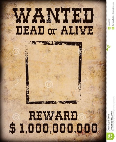 Poster Wanted stock illustration. Illustration of retro - 19836562 Wanted Template, Father's Day Card Template, Scripture Writing Plans, Poster Template Free, Writing Plan, Wanted Poster, Dead Or Alive, Retro Background, Vintage Poster Art