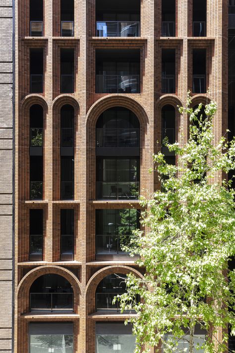 Koichi Takada, Classic Facade, Brick Material, Brick Detail, Brick Arch, Modern Architecture Building, Tower House, Brick Architecture, Apartment Architecture