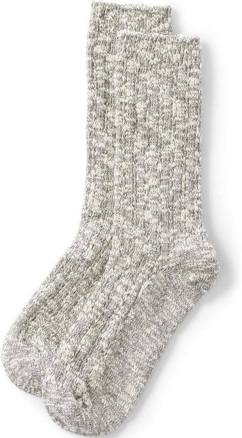 Amazon.com: Lands' End Womens's Marled Crew Sock Dark Cameo Gray Regular No Sz : Clothing, Shoes & Jewelry Crew Sock, Lands End, Crew Socks, Shoes Jewelry, Shoe Jewelry, Socks, Grey, Clothes, Black