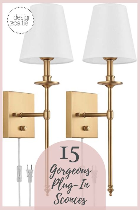 Wall Sconces In Bedroom Ideas, Sconces Plug In, Wall Sconces Plug In, Fireplace Sconces Lighting Living Room, Bedroom Sconces Bedside Wall, Plugin Wall Sconces, Sconces Fireplace Wall, Sconces Over Couch, Plug In Wall Lights Bedroom