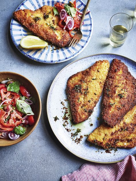 Sea Bream, Thyme Recipes, Sweet White Wine, Great British Chefs, Almond Crusted, Pork Meatballs, Sicilian Recipes, Cooking With Olive Oil, Fish And Meat