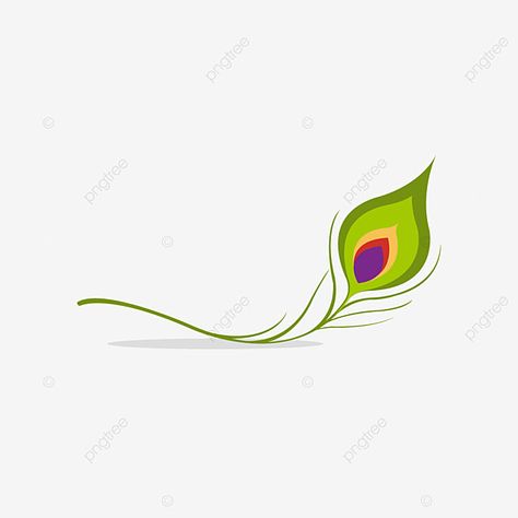 Mor Pankh Illustration, Logo With Peacock Feather, Krishna Logo Design, Krishna Icon, Feather Design Logo, Peacock Feather Logo, Krishna Logo, Peacock Feather Vector, Black Poker Cards Wallpaper