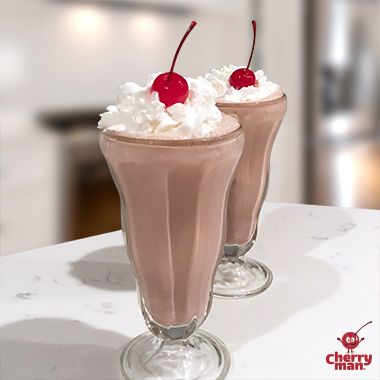 Cherry Pics, Maraschino Cherries Recipes, Iced Chocolate, 50 Party, Cherry Cordial, Cherry Syrup, Cherry Chocolate, Chocolate Shake, Chocolate Milkshake