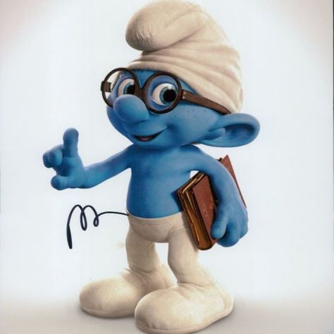 Fred Armisen voice of Brainy from The Smurfs Signed Autograph 8"x10" Photo Clumsy Smurf, Brainy Smurf, Fred Armisen, The Smurfs, Wearing Glasses, Photo Photo, Certificate Of Authenticity, Autograph, The Voice