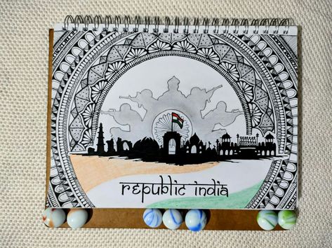 26 January Republic Day Mandala Art, 15 August Independence Day Drawing Pencil Sketch, Independence Day Drawing Ideas India, Republic Day Mandala Art, 26 January Republic Day Painting, Republic Day Sketch, Republic Day Posters Drawing, Republic Day India Drawing, Patriotism Drawing