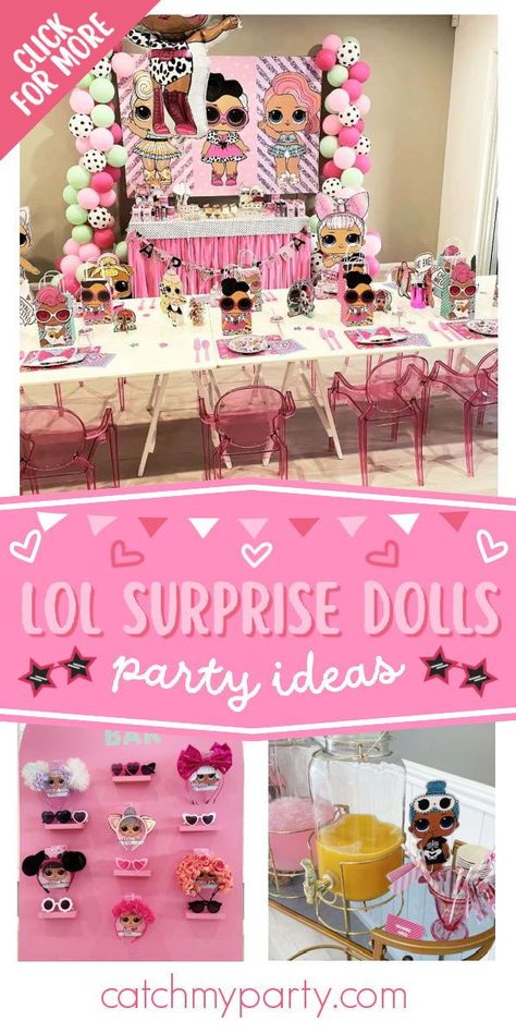 Lol Bedroom Ideas, Lol Birthday Party Ideas Decorations, Lol Party Decorations, Lol Doll Birthday Party Ideas, Lol Surprise Birthday Party Ideas, Lol Birthday Party Ideas, Lol Surprise Dolls Party Ideas, Birthday Lol Surprise, Lol Party Ideas