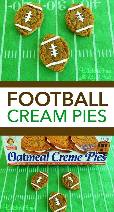 Nutter Butter Football Cookies, Dessert For A Football Team, Football Shaped Food Ideas, Team Snack Ideas Football, Football Charcuterie Board Ideas Easy, Football Treats For Party, Fantasy Football Party Food, Chiefs Snack Ideas, Cheer Themed Snacks