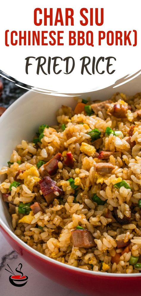 Teriyaki Pork Fried Rice, Chinese Pork Fried Rice Recipe Authentic, Pork Fried Rice With Leftover Pork, Bbq Fried Rice, Pork Fried Rice Recipe Authentic, Pork Fried Rice Recipe Chinese, Pork Fried Rice Recipe Easy, Bbq Pork Fried Rice Recipe, Leftover Rice Recipes Easy