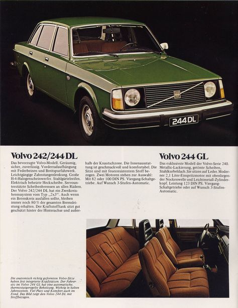 Volvo 242 German print ad Volvo Advertising, Volvo Ad, Volvo Station Wagon, Volvo Estate, Volvo Wagon, Coolest Cars, Volvo S90, Volvo 240, Volvo Cars