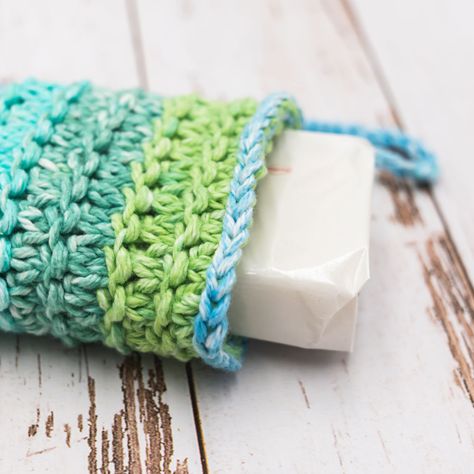 Soap Sack Knitting Pattern: Chain Link Stripes Soap Socks Knit Pattern, Soap Sack Knitting Pattern, Knitted Soap Sacks Patterns, Soap Bags Knitted, Knit Soap Saver Pattern Free, Soap Sack Crochet Patterns, Knit Soap Saver, Soap Sack, Charity Knitting