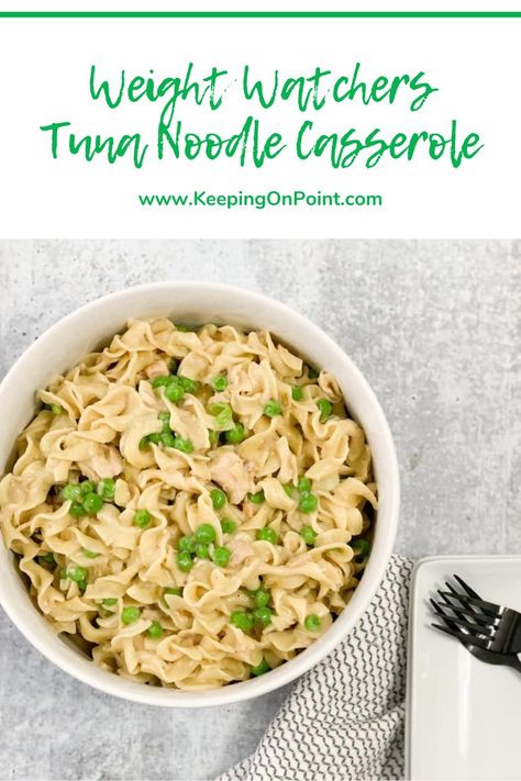 Instant Pot Tuna Noodle Casserole, Tuna Noodle Casserole Healthy, Tuna Noodle Casserole Easy, Ww Lunch, Weight Watchers Casserole, Keeping On Point, Swiss Steak, Tuna Noodle Casserole, Tuna Noodle