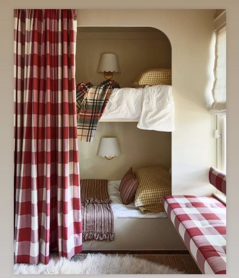 Alcove Bed, Bed Nook, Alpine Chalet, Bunk Beds Built In, Built In Bed, Built In Bunks, Bunk Rooms, Bunk Room, Preppy Room