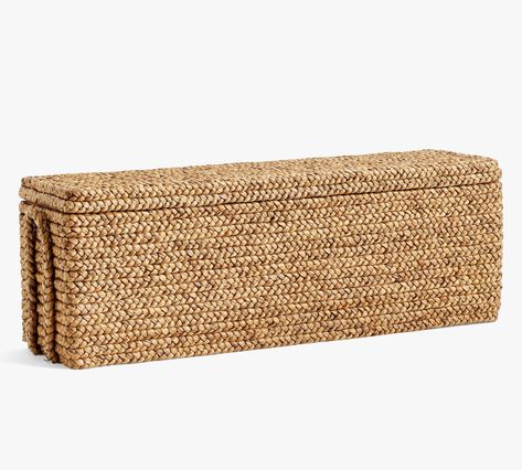 Beachcomber Handwoven Seagrass Trunk | Pottery Barn Interiors Bedroom, Traditions Around The World, Bedroom Oasis, House Things, Beach Combing, Pottery Barn Teen, Furniture Restoration, Pottery Barn Kids, Chinoiserie