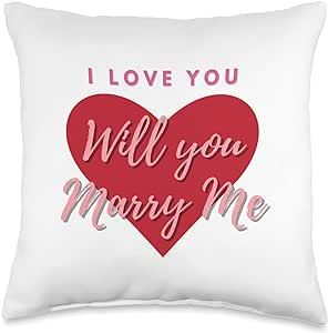 Kevin Michael McCall Designs I Love You-Will You Marry Me Designs Throw Pillow, 16x16, Multicolor Kevin Gates, Turtle Dove, Throw Pillow Inserts, Random Ideas, Husband Quotes, Designer Throws, Marry You, Getting Engaged, Infp