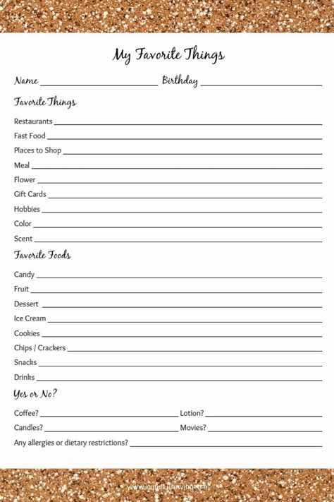 What a great idea! Use this free printable list to find out exactly what your child's teacher really likes! #freeprintable #teachersgift #giftideas Teachers Likes List, Teacher Likes Survey, Teacher Likes Survey Free Printable, Things I Like List, Teacher Questionnaire Free Printable, Favourites List Questions, Teacher Favorites Printable, My Favorite Things List, Christmas Organizer