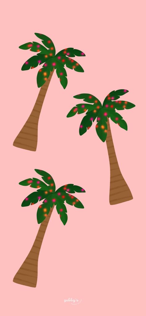 Christmas in July Wallpapers | Gabby's Happy Place Christmas Florida, 4th Of July Wallpaper, Christmas Palm Tree, Trees Wallpaper, Palm Trees Wallpaper, Classic Christmas Movies, Christmas Wallpapers, Christmas Phone Wallpaper, Beach Christmas