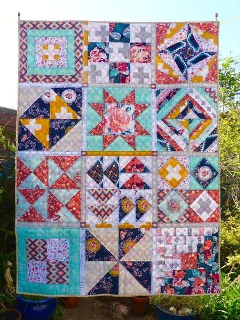 Sampler Quilt Patterns, Machine Quilting Tutorial, Quilting Tutorial, How To Quilt, Puff Quilt, Basic Quilt, Barn Quilt Patterns, Baby Quilt Patterns, Sampler Quilts