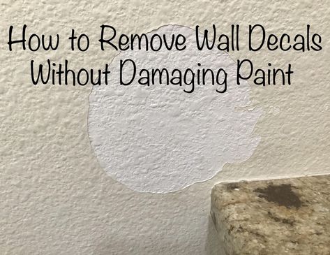 How to Remove Wall Decals Without Damaging Paint • Vinyl Wall Expressions How To Remove Vinyl From Walls, How To Remove Adhesive From Walls, Get Stickers Off, Vinyl Wall Decals Bedroom, Removing Wall, How To Remove Adhesive, How To Remove Wallpaper, Remove Wallpaper, Remove Wall