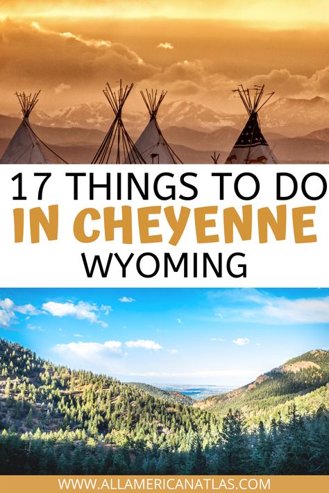 Check out these amazing things to do in Cheyenne, Wyoming, including what to do in Cheyenne with kids, things to do in Cheynne for families, where to eat in Cheyenne, the best restaurants in Cheyenne, and every Cheyenne, Wyoming travel tip you'll ever need! Places To Visit In Wyoming, Cheyenne Wyoming Things To Do, What To Do In Wyoming, Things To Do In Cheyenne Wyoming, Wyoming Cheyenne, Visit Wyoming, Wyoming Travel Road Trips, Things To Do In Wyoming, Travel Wyoming