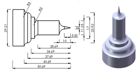 Cnc Lathe Projects, Cnc Turning Drawing, Pie Drawing, Autocad Isometric Drawing, Cnc Codes, Cnc Lathe Machine, Cnc Machinist, Cnc Programming, Isometric Drawing