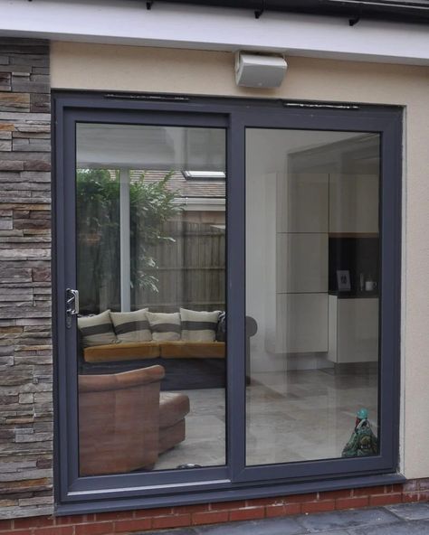 With sleek designs and durable construction, patio doors seamlessly connect your indoor and outdoor spaces, bringing in natural light and enhancing your home's aesthetic. Find out more. https://www.justvaluedoors.co.uk/patio-doors #JustValueDoors #Patiodoors #Upvc #Aluminium Sliding Door External, Patio Sliding Doors Ideas, Upvc Doors Design, Upvc Patio Doors, Upvc Sliding Doors, Aluminium Sliding Doors, House Balcony, Balcony Doors, House Balcony Design