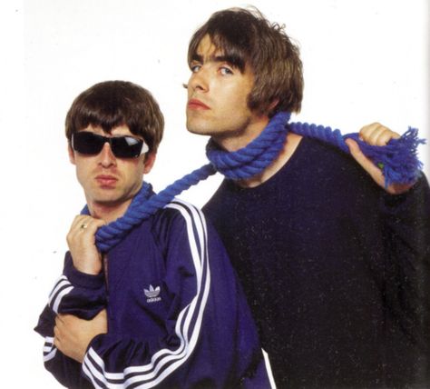 Noel Gallagher and Liam Gallagher Liam And Noel Gallagher 90s, Liam Gallagher And Noel Gallagher, Noel And Liam Gallagher, Liam And Noel Gallagher, Lad Culture, Liam Gallagher Noel Gallagher, Oasis Album, 00s Music, Oasis Music