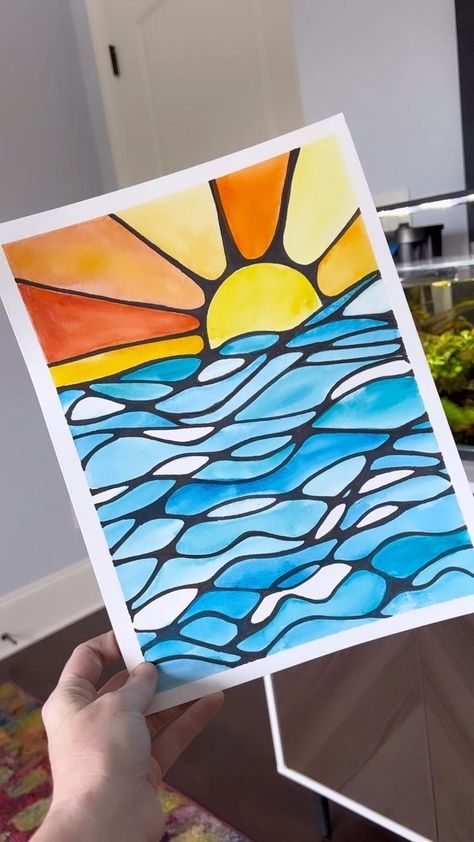 Andrea Nelson on Reels | ヘクとパスカル · fish in the pool・花屋敷 Andrea Nelson Art, Ocean Therapy, Andrea Nelson, Basic Watercolor, Paper Fish, Learn Watercolor, Someone Like Me, Watercolor Palette, Diy Watercolor