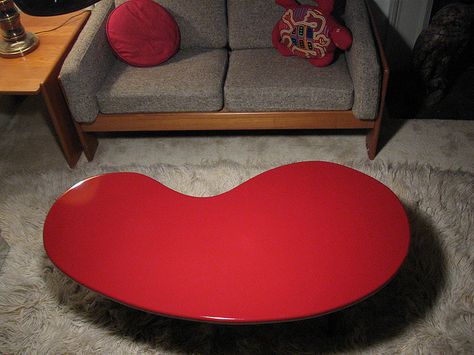 Red Coffee Table, Rainbow Furniture, Red Coffee Tables, Red Coffee, Coffee Table Design, Black Widow, Interior Design Inspiration, Century Modern, I Want