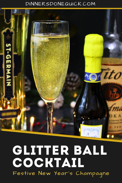 Shine bright this New Year’s Eve with the Glitter Ball Cocktail! This dazzling drink combines vodka, triple sec, elderflower liqueur, champagne, and a touch of edible gold luster dust for a show-stopping sparkle. Perfect for toasting to new beginnings, this cocktail is as glamorous as it is delicious. Serve it at your celebration and make it a night to remember! #NewYearsCocktail #SparklingCocktails #GlitterDrink #Glitterball #ChampagneCocktails Sparkling Vodka Cocktails, Luster Dust Cocktails, Edible Luster Dust Drinks, Sparkling Punch, Holiday Cocktail Recipes, New Year's Drinks, New Years Cocktails, Gold Luster Dust, Spiked Hot Chocolate