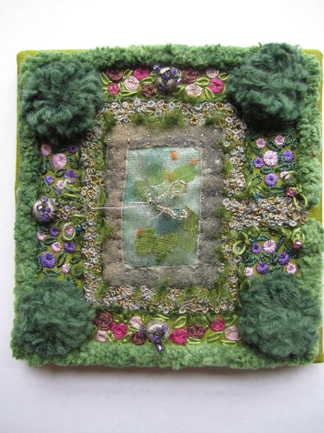 Louise Watson, A Level Textiles, Garden Embroidery, Textiles Projects, What A Day, Moss Garden, Kestrel, Flower Gardens, Textile Artist