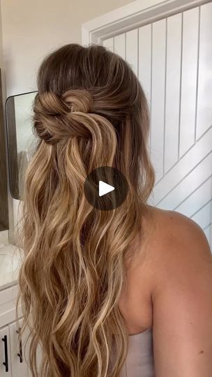 41K views · 3.6K reactions | easy wedding guest hairstyle 🫶🏼✨ . . . . Hairstyle, hair tutorial, wedding guest hair, bridesmaid hair, half up hair, bridal hair | breanna cohoon | hairbybreanna_ · Original audio Hair Tutorial Wedding, Wedding Guest Hair, Easy Wedding Guest Hairstyles, Easy Wedding, Hair Half Up, Guest Hair, Bridesmaid Hair Half Up, Wedding Guest Hairstyles, Hair Bridesmaid