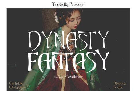 Dynasty Fantasy Get it now!! #font #fonts #fontdesign #fontdesigns #bestfont #fontblod #handmade #handwriting #handwritten #fontfancy #fontcool #fontdecorative #fontding-bats #fontgraffiti #fontscript #fonthandwriting #fontsans-serif #fontserif #designgrapchic #premiumdesign #graphicriver #envato #envatomarket #envatoelements #creativemarket #freepik #dafont #befont #myfont #behance #shutterstock #dribbble Fantasy Font, Invitation Quotes, Latest Fonts, 1001 Fonts, Commercial Fonts, Font Generator, Handwriting Fonts, Font Design, Display Font