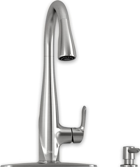 Pull Down Silver Kitchen Faucet Front View Silver Kitchen Faucet, Silver Kitchen, Faucet Kitchen, Front View, Kitchen Faucet, Bathroom Hooks, Faucet, Silver