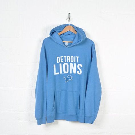 Detroit Lions Hoodie, Detroit Lions Sweatshirt, Nfl Detroit Lions, Hoodies Men Pullover, Workwear Jacket, Active Jacket, Detroit Lions, Field Jacket, Tank Top Hoodie