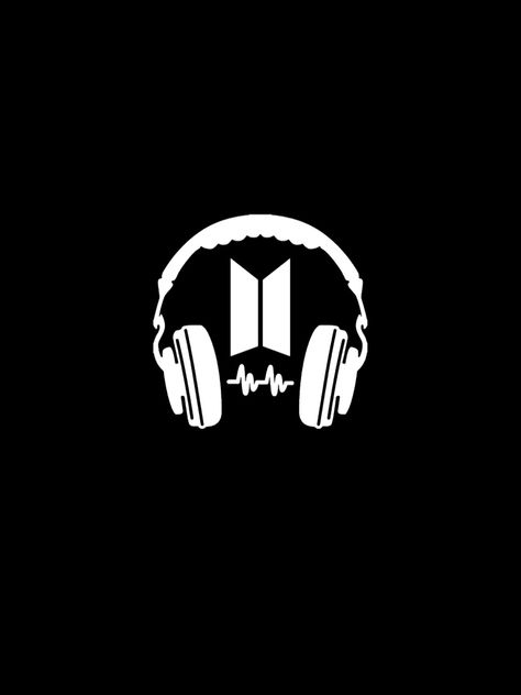 I Love music because my life is BTS Logo Musik, Bts Music, Music Logo Design, Dj Art, Insta Ideas, Music Logo, Love Music, I Love Music, Black Screen